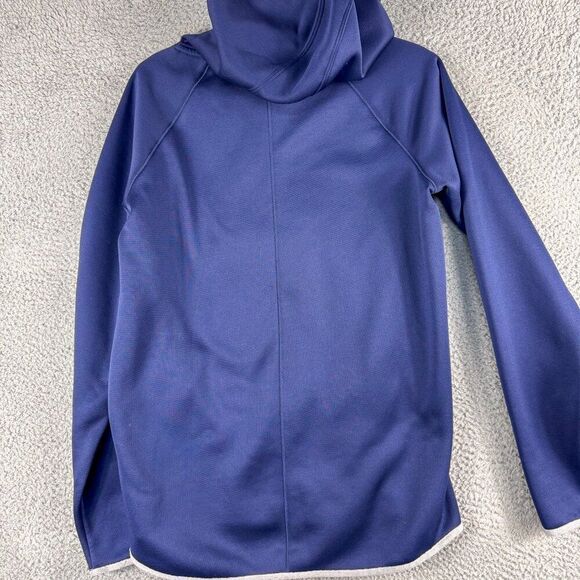Under Armour LA Hoodie Mens Medium‎ Blue Loose Coldgear Outdoor Sweatshirt Gym - Picture 6 of 12